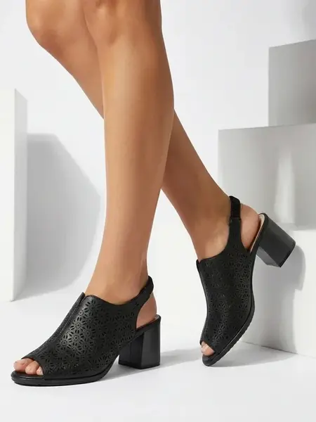 Dámské sandály Effella na blokovém podpatku