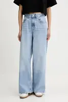 Džíny Tommy Jeans dámské, modrá barva, DW0DW20615