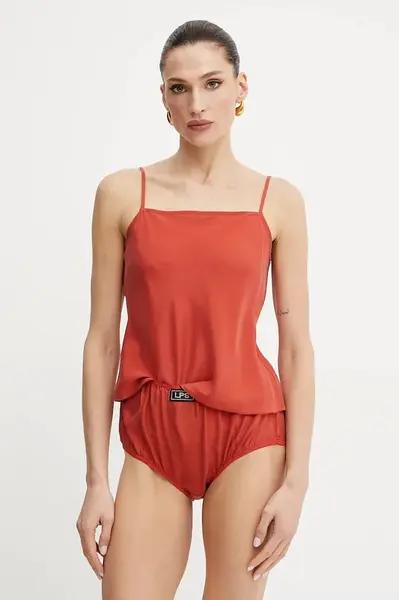 Top a hedvábné kalhotky MAX&Co. oranžová barva, 2518261012200