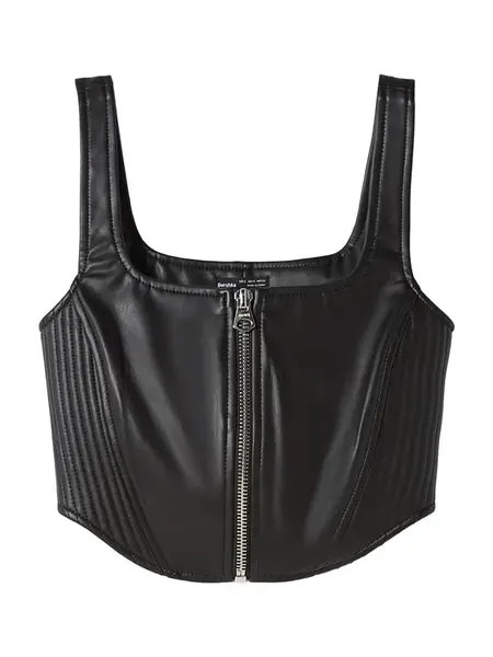 Bershka Top  čierna