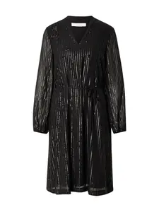 COMMA Kokteilové šaty  čierna