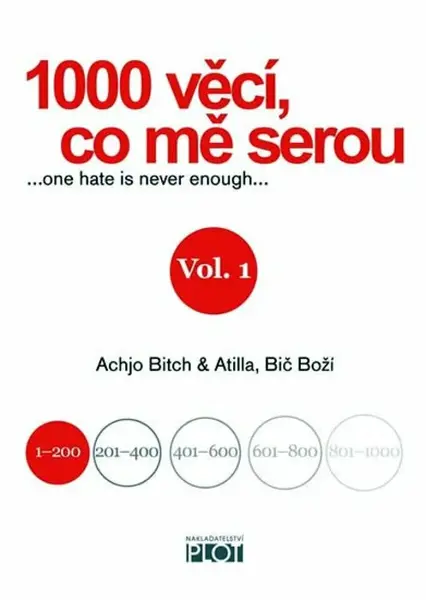 1000 věcí, co mě serou 1 (poškozená) - Achjo Bitch, Atilla Bič Boží