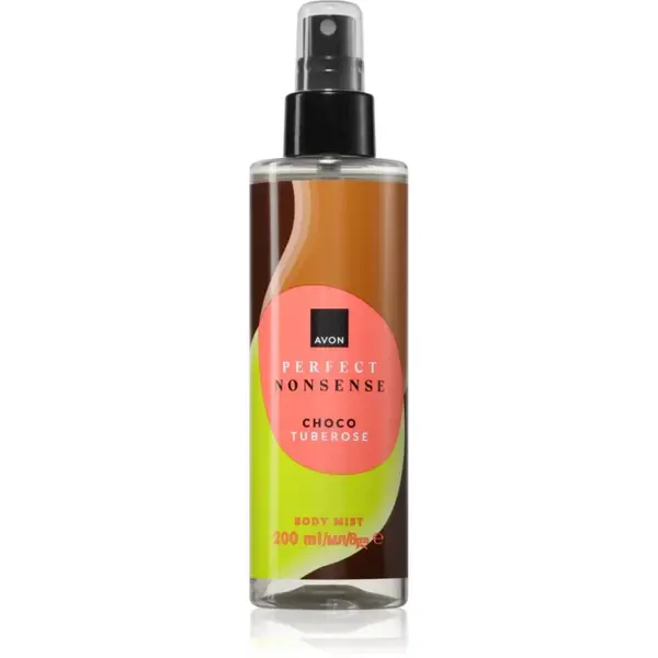 Avon Perfect Nonsense Choco Tuberose parfémovaný telový sprej pre ženy 200 ml