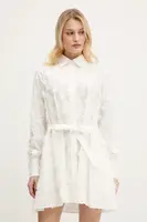 Šaty MSGM bílá barva, mini, 3841MDA39.257121