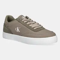 Sneakers boty Calvin Klein Jeans CLASSIC CUPSOLE MG CANVAS béžová barva, YM0YM01218