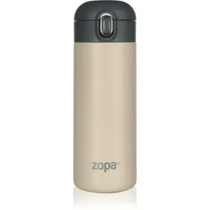 Zopa Thermo Bottle termoska s brčkem Cookie Beige 400 ml
