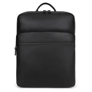 Pánský kožený batoh Hexagona Becker - černá