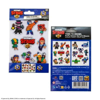 Brawl Stars 3D samolepky