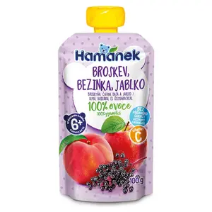 HAMÁNEK Broskev s bezinkou 6m+ 100 g