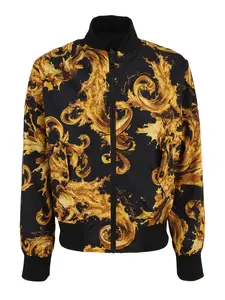 Versace Jeans Couture Prechodná bunda  hnedá / horčicová / čierna