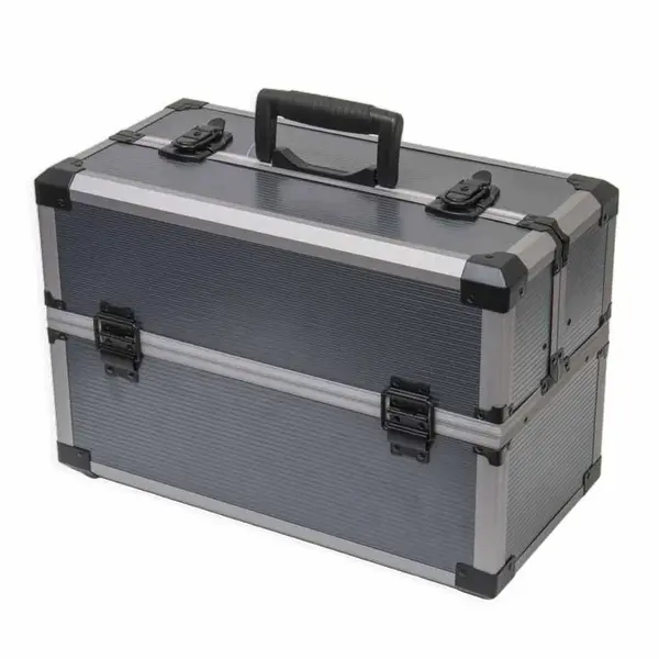 MAGG Kufr na nářadí rozkládací 450 x 225 x 300 mm, hliníkový, otevírání do stran