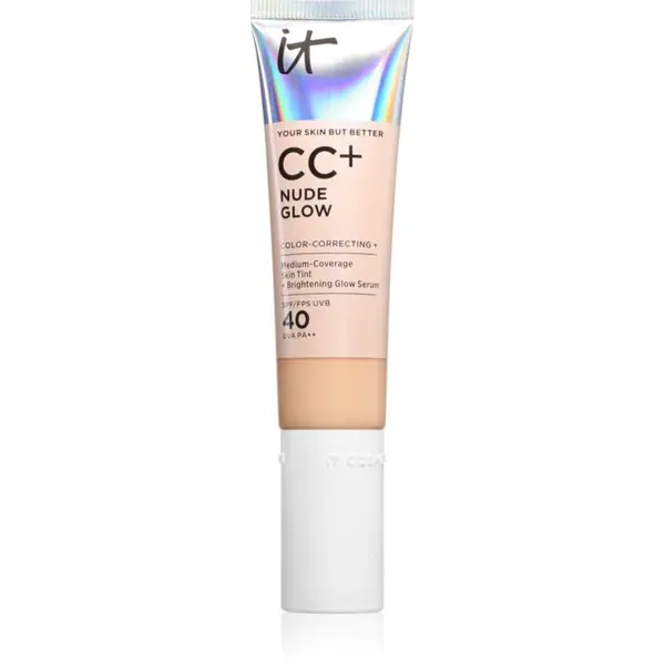 IT Cosmetics Your Skin But Better CC + Nude Glow CC krém pro rozjasnění pleti SPF 40 Fair Warm 32 ml