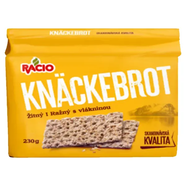 RACIO knäckebrot žitný s vlákninou 230 g
