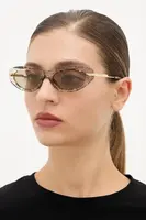 Sluneční brýle Bottega Veneta dámské, zlatá barva, BV1368S