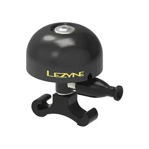 Lezyne CLASSIC BRASS BELL Zvonček na bicykel, čierna, veľkosť