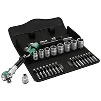 Wera 004049 Sada ráčnová Zyklop Speed 8100 SB 9, 29 d. upínací část 3/8" - coulová