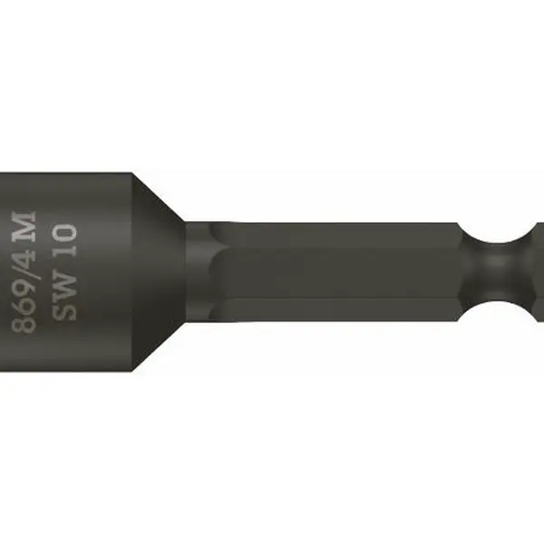 Wera 060425 Nástrčná hlavice 1/4" šestihran 10 x 50 mm typ 869/4 M
