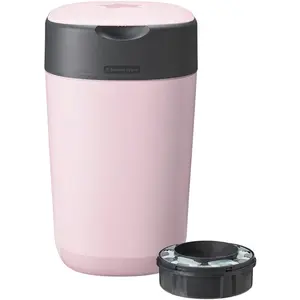Tommee Tippee Twist & Click Pink koš na pleny + kazeta do koše 1 ks