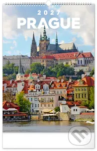 NOTIQUE Nástenný kalendár Praha CZ 2027, 33 x 46 cm