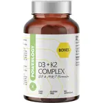 POWERLOGY D3 + K2 COMPLEX 60 CPS Vitamínový doplněk, , velikost