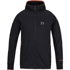 Hannah ETHAN HOODY Pánská funkční mikina, černá, velikost