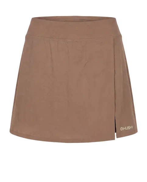 Husky Flopy L XXL, brown Dámská funkční sukně se šortkami
