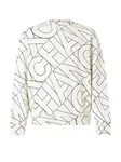 ARMANI EXCHANGE Mikina  čierna / šedobiela