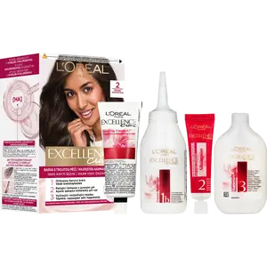 Loréal Paris Excellence Cream odstín 1 Černohnědá barva na vlasy 1 ks