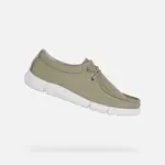 Světle zelené pánské mokasíny Geox Adacter m - Pánské