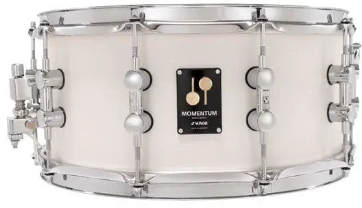 Sonor 14" x 6,5" Momentum Beech Satin Pure White Snare Drum