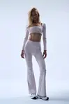 GOD SAVE QUEENS  legíny dámske HIGH-WAISTED BOOTCUT LEGGING