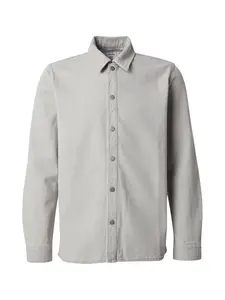 DAN FOX APPAREL Košeľa 'Jason'  sivá