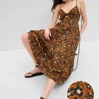 GAP Vzorované maxi šaty - Dámské