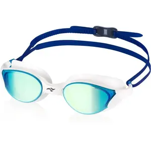 Plavecké brýle Aqua Speed Vortex Mirror White/Blue/Rainbow Mirror