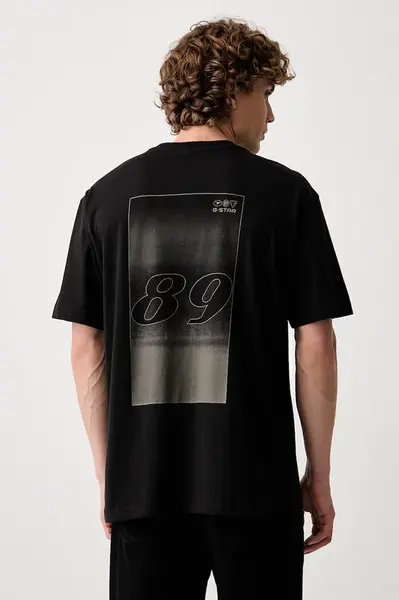 G-Star tričko pánské bavlněné Back gr relaxed r t