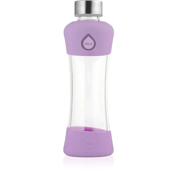 Equa Active skleněná láhev na vodu Plum 1 ks