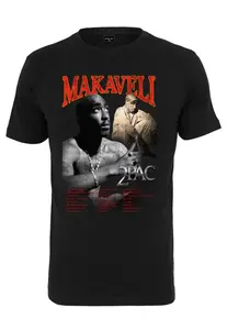 Černé tričko Tupac Makaveli