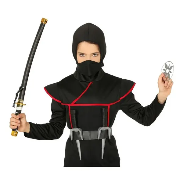 Guirca Sada doplnkov ku kostýmu Ninja premium 3ks