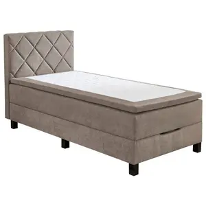 Boxxx POSTEL BOXSPRING, 120/200 cm, šedohnědá