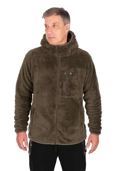 Fox bunda Khaki HD Premium Full Zip Teddy Jacket vel.XL