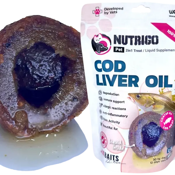 LK Baits Pet Nutrigo Dog Supplement Cod Liver Oil,L-XL,200g