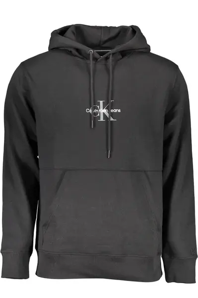 Černá mikina s kapucí Calvin Klein