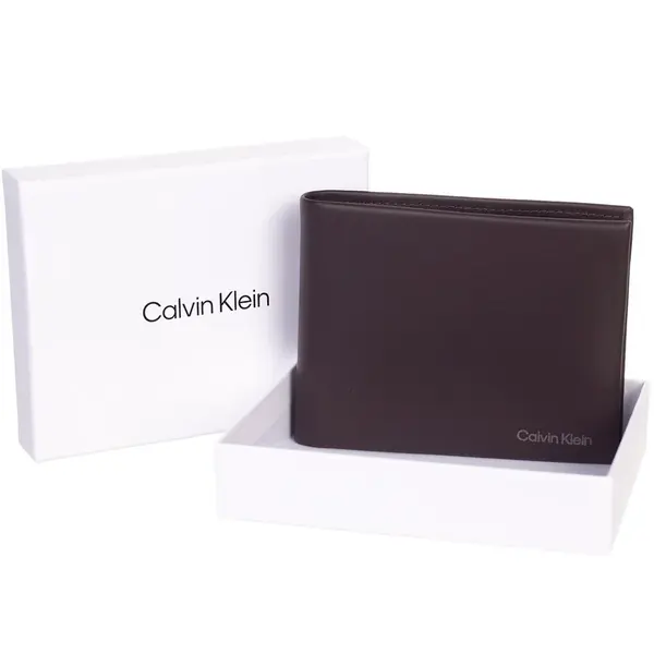 CALVIN KLEIN MEN'S WALLET BROWN