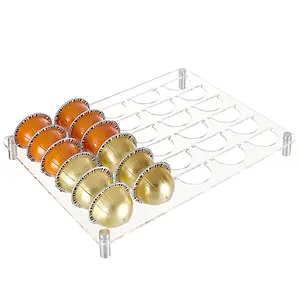 30 Grids Transparent Acrylic Coffee Capsule Holder