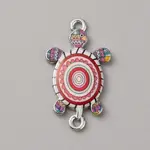 Alloy Enamel Connector Charms