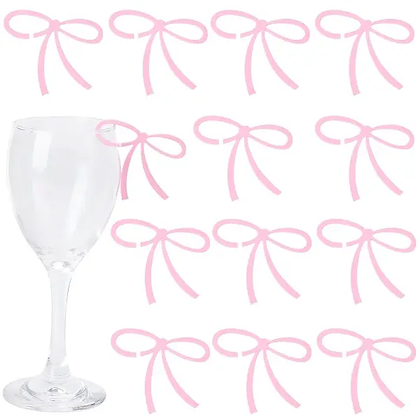 24Pcs Acrylic Wine Glass Charms