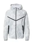 Nike Sportswear Prechodná bunda  svetlosivá / čierna