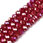 Electroplate Glass Beads Strands