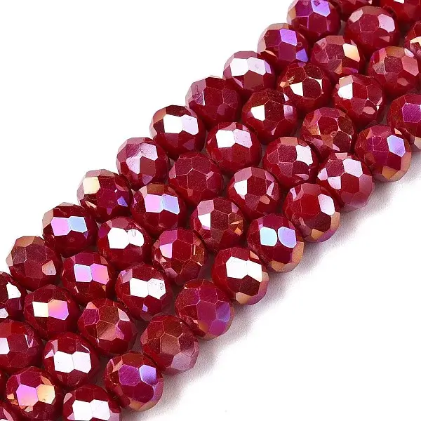 Electroplate Glass Beads Strands