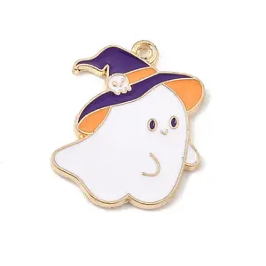Halloween Alloy Enamel Pendants